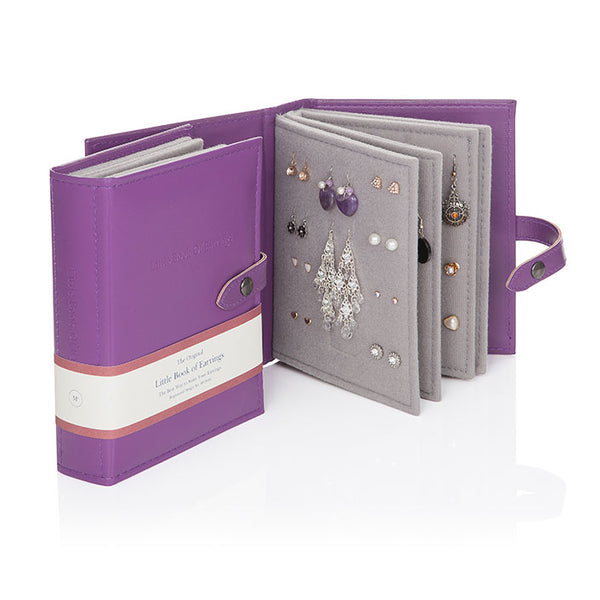 Little Book of Earrings - Purple