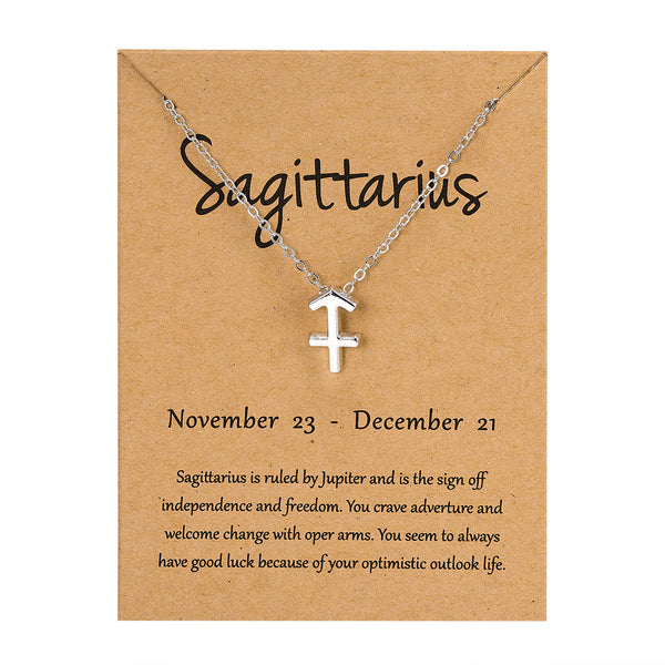 Sagittarius Necklace Gold or Silver