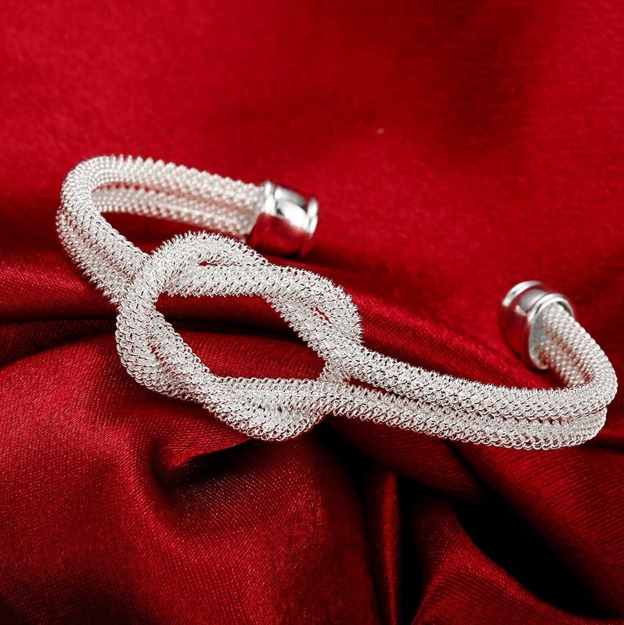 Silver Knotted - Bracelet