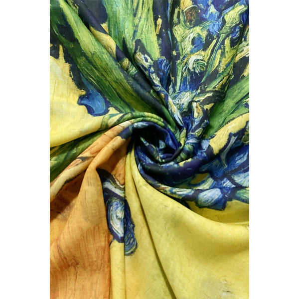 Van Gogh Irises Print Scarf