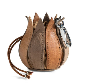 By-Lin Tulip Key ring - Multi Beige