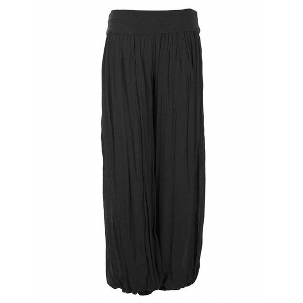 Palazzo Trousers - Black